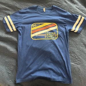 Taking Back Sunday 20 years mens Tshirt large